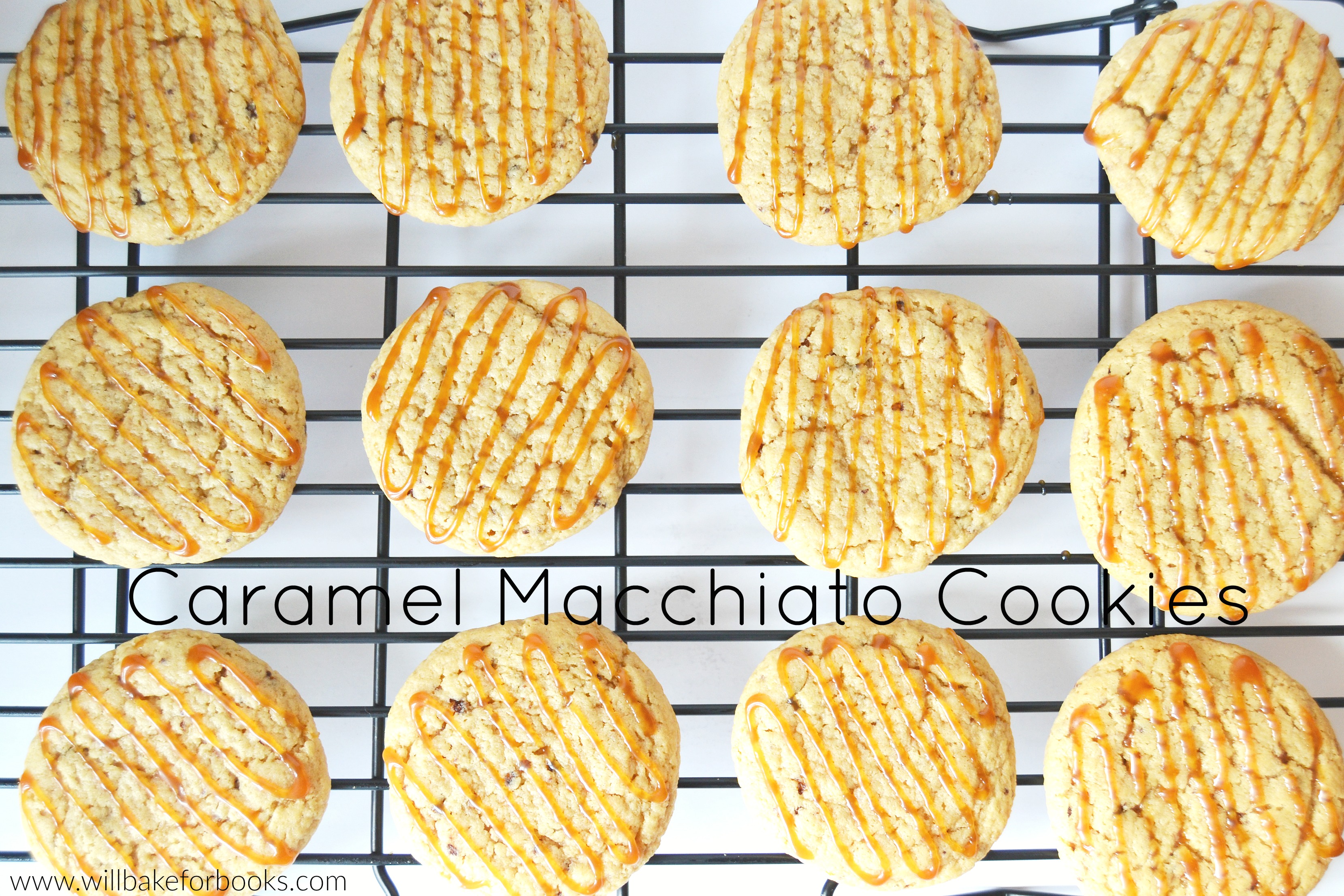 Caramel Macchiato Cookies on willbakeforbooks.com