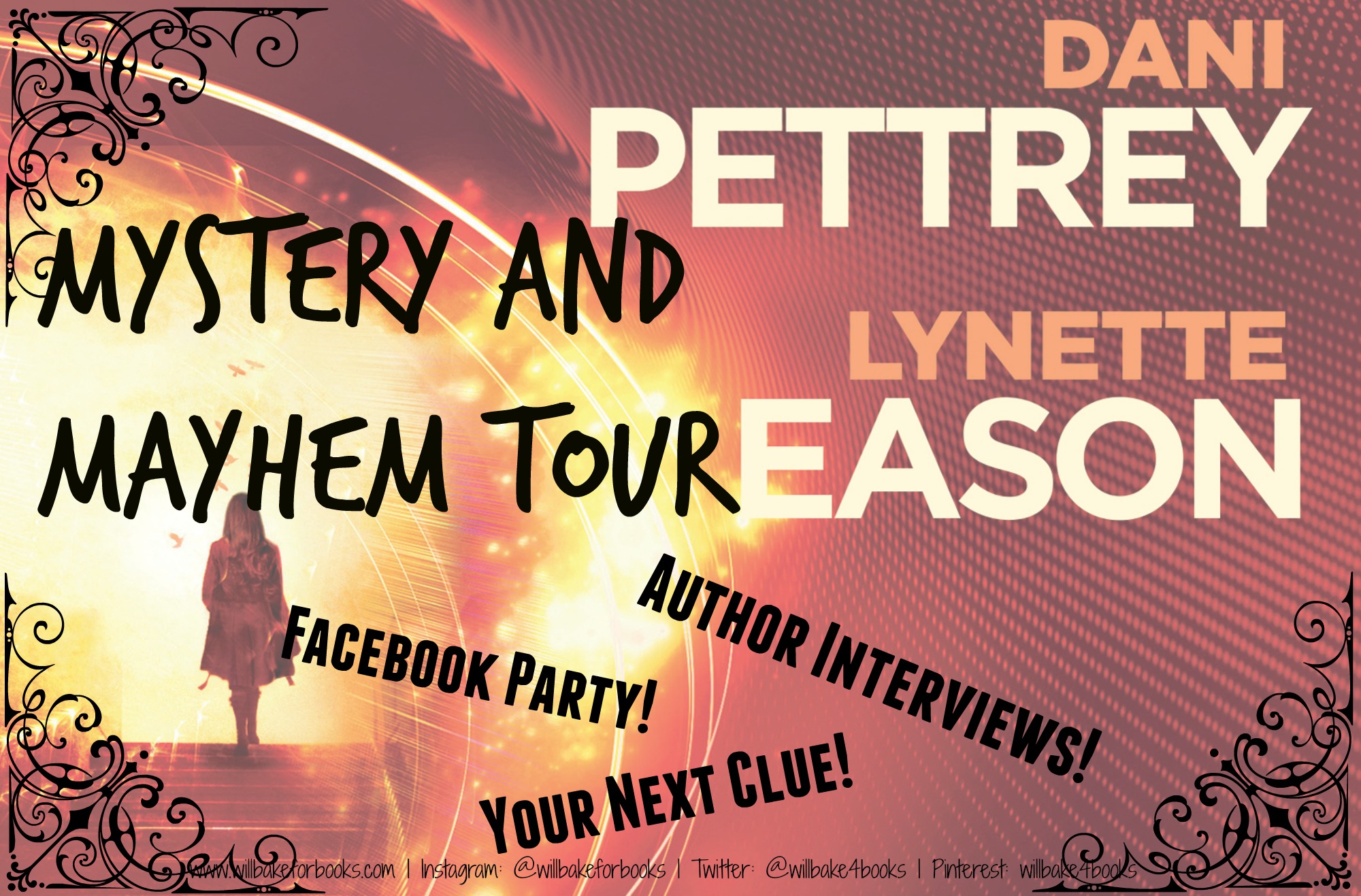 Mystery and Mayhem Tour: Author Interviews with Dani Pettrey and Lynette Eason!