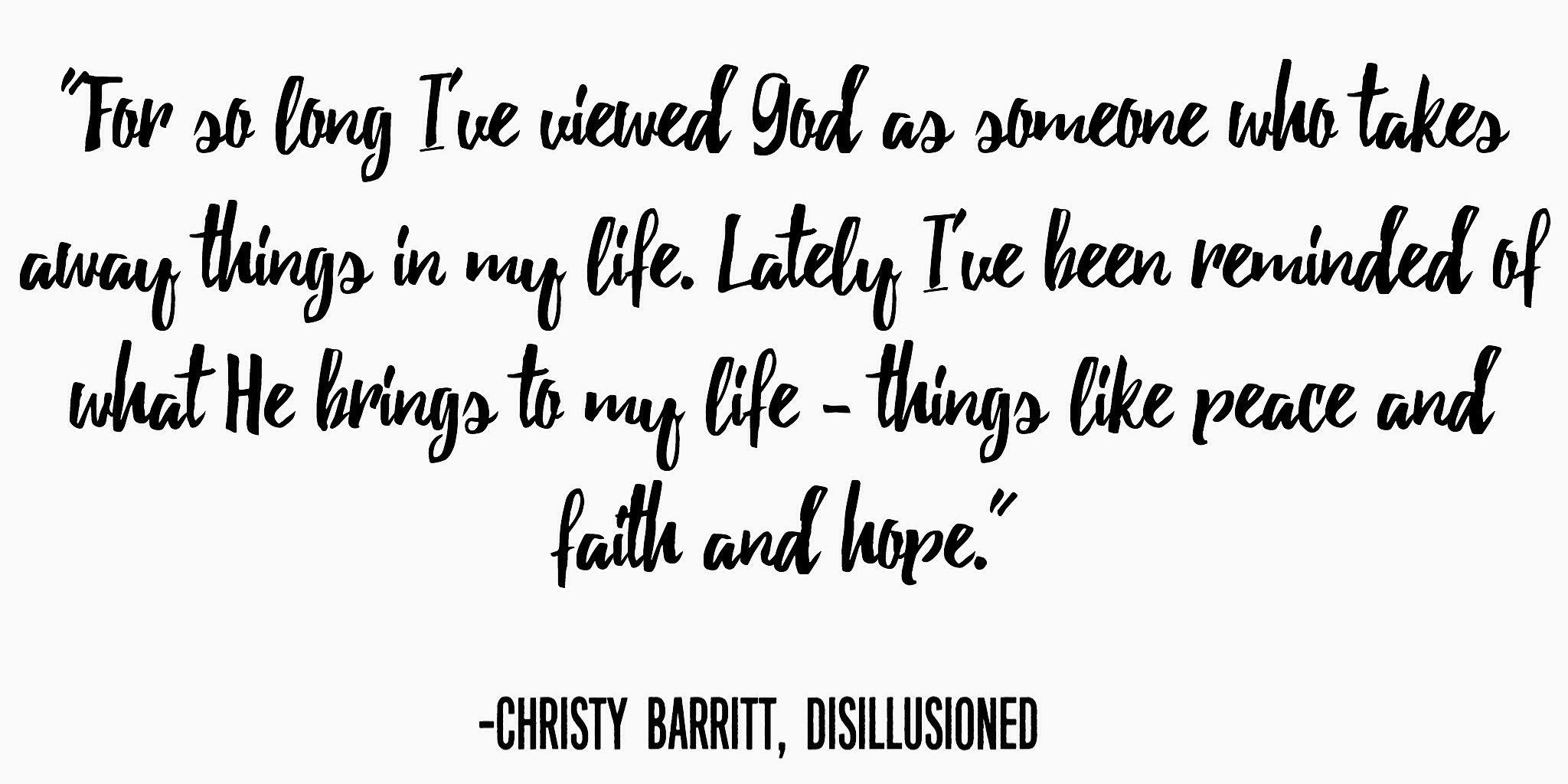 Disillusioned by Christy Barritt