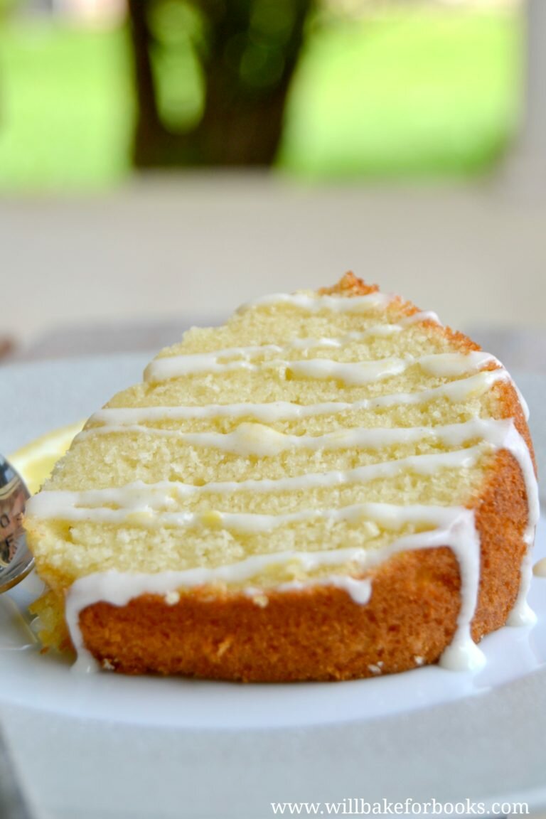 Classic Pound Cake with Lemon Cardamom Glaze Will Bake for Books